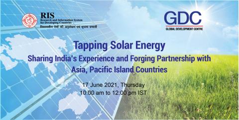 Tapping Solar Energy: Sharing India's Experience and Forging Partnership with Asia, Pacific Island Countries